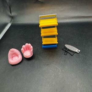 Zuru Mini Brands Home Edition: Bean Bag, Ironing Board, Shelf, Pink Arm Chair